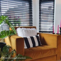 Premier Mississippi Black Wooden Blind - thumbnail 2