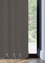 Unilux PVC Blackout Anthracite Vertical Blind - thumbnail 1