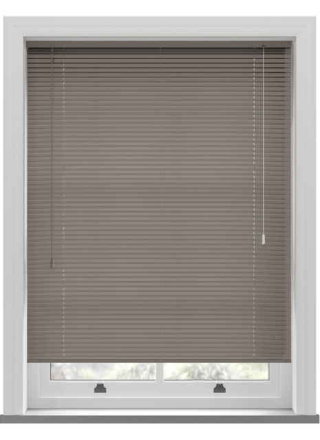 Turin 25mm Striped Taupe Venetian Blind - image 1