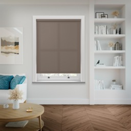 Electric Splash Mushroom Brown Roller Blind - thumbnail 2