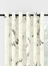 Laura Ashley Animalia Silver Eyelet Curtain Eyelet Curtain - thumbnail 1