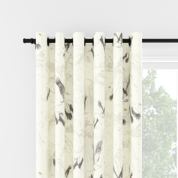 Laura Ashley Animalia Silver Eyelet Curtain Eyelet Curtain - thumbnail 2