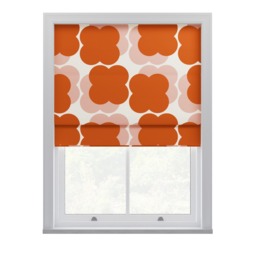 Orla Kiely Shadow Flower Pink & Tomato Roman Blinds Roman Blind - thumbnail 2