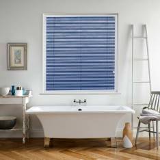 Turin 25mm Gloss Blue Venetian Blind - thumbnail 2