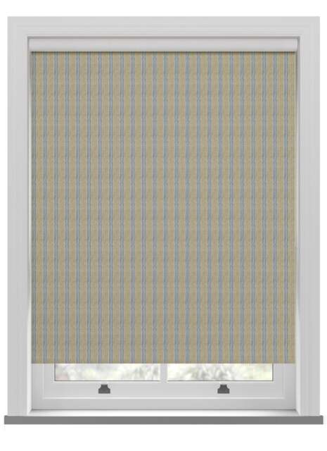 Emily Bond George Stripe Indigo Roller Blind Roller Blind - image 1