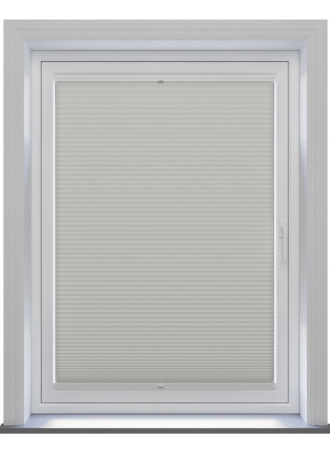 Pleated Mouse Grey Stick Fit Pleated Blind - image 1