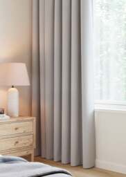 Grey Mist Velvet Curtain