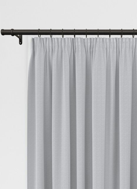 Kanbina Grey Pencil Pleat Curtain - image 1