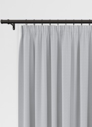 Kanbina Grey Pencil Pleat Curtain - thumbnail 1