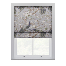 Laura Ashley Belvedere Velvet Pale Iris Roman Blind Roman Blind - thumbnail 2