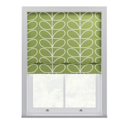 Orla Kiely Jumbo Linear Stem Chalky Green Roman Blinds Roman Blind - thumbnail 2