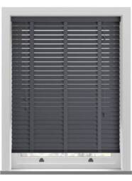 Zambezi Taped Anthracite Grey Wooden Blind
