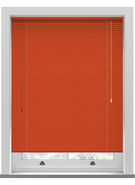 Turin 25mm Flame Orange Venetian Blind - image 1
