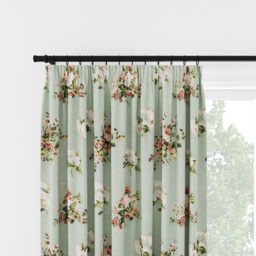 Laura Ashley Rosemore Sage Pencil Pleat Curtain Pencil Pleat Curtain - thumbnail 2