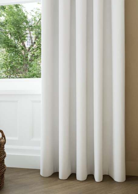 Ice White Soft Weave Curtain - image 1