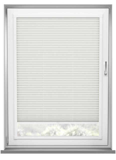 Mako White Cotton Pleated Blind - image 1
