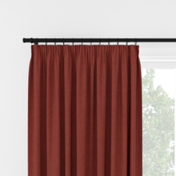 Laura Ashley Swanson Crimson Pencil Pleat Curtain Pencil Pleat Curtain - thumbnail 2