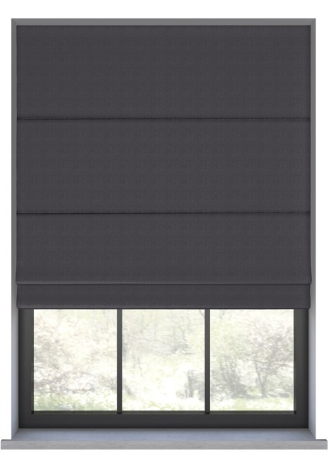 Saffron Charcoal Roman Blind - image 1