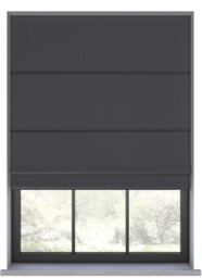 Saffron Charcoal Roman Blind
