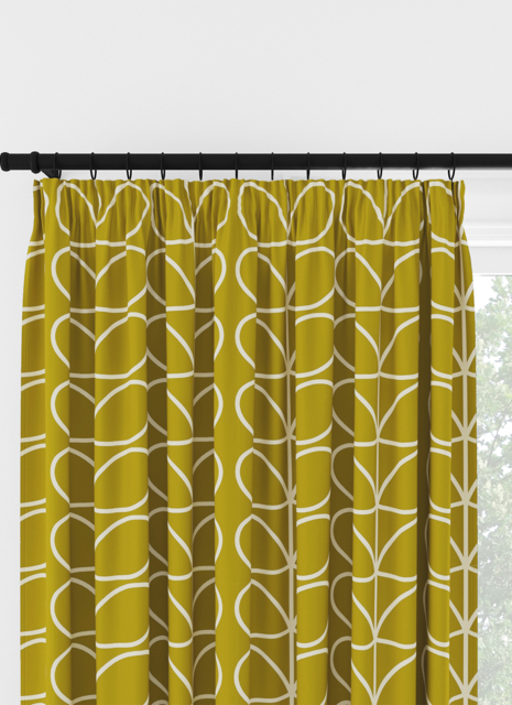 Orla Kiely Jumbo Linear Stem Seagrass Pencil Pleat Curtain Pencil Pleat Curtain - image 1
