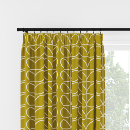 Orla Kiely Jumbo Linear Stem Seagrass Pencil Pleat Curtain Pencil Pleat Curtain - thumbnail 2