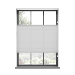 Mako White Cotton Pleated Blind Pleated Blind - thumbnail 2