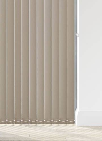 Bella Blackout Natural Hessian Vertical Blind - image 1