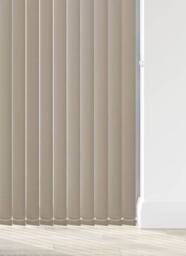 Bella Blackout Natural Hessian Vertical Blind - thumbnail 1