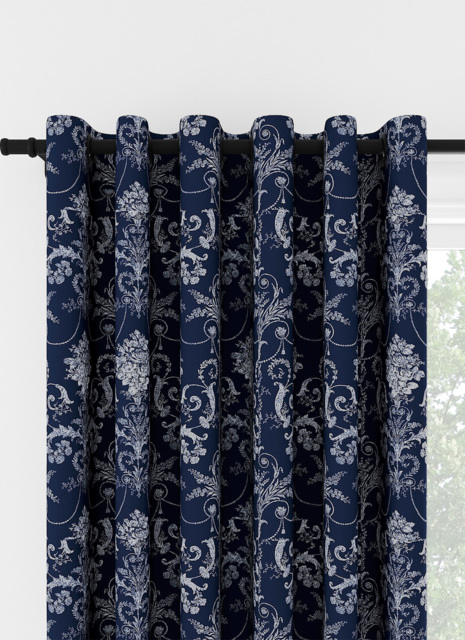 Laura Ashley Josette Midnight Eyelet Curtain Eyelet Curtain - image 1