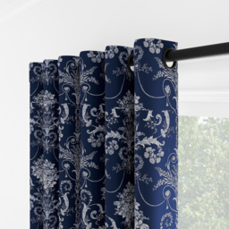 Laura Ashley Josette Midnight Eyelet Curtain Eyelet Curtain - thumbnail 2