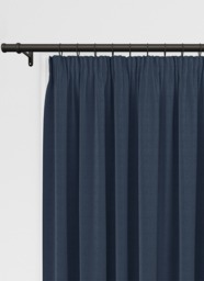 Saffron Ink Pencil Pleat Curtain