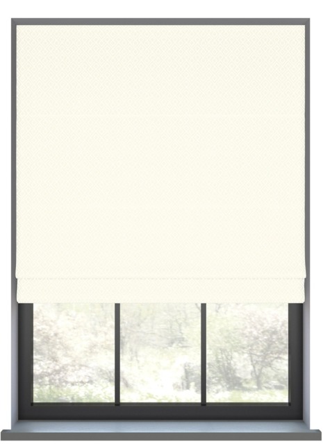 Peyton Ivory Roman Blind - image 1