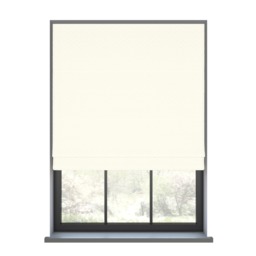 Peyton Ivory Roman Blind - thumbnail 2
