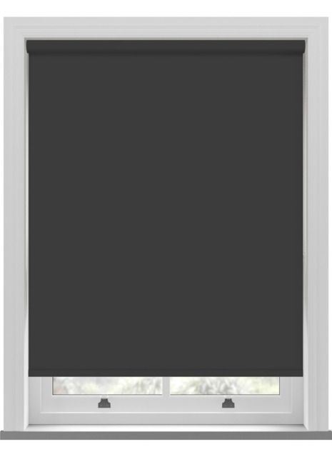 Electric Bella Blackout Black Roller Blind - image 1