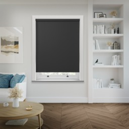 Electric Bella Blackout Black Roller Blind - thumbnail 2