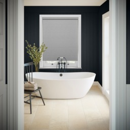Lintex PVC Blackout Steel Grey Roller Blind - thumbnail 2