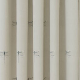 Sophie Allport Vector Dragonfly Teal & Linen Curtain - thumbnail 2