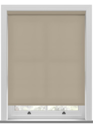 Electric Splash Natural Hessian Roller Blind