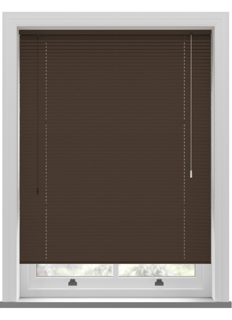Turin 25mm Mocca Brown Venetian Blind - image 1