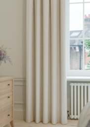 Chambray Woven Linear Stripe Curtain