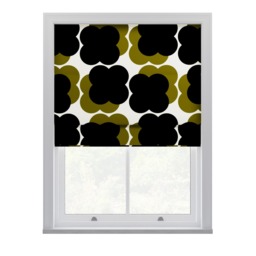 Orla Kiely Shadow Flower Seagrass & Navy Roman Blinds Roman Blind - thumbnail 2