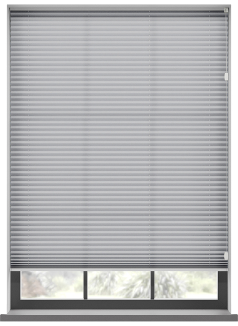 Scandi White Linen Pleated Blind Pleated Blind - image 1