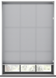 Scandi White Linen Pleated Blind Pleated Blind - thumbnail 1