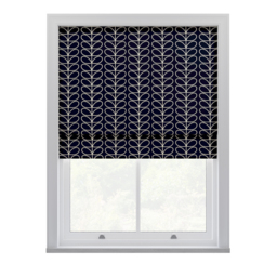 Orla Kiely Linear Stem Navy Whale Roman Blinds Roman Blind - thumbnail 2