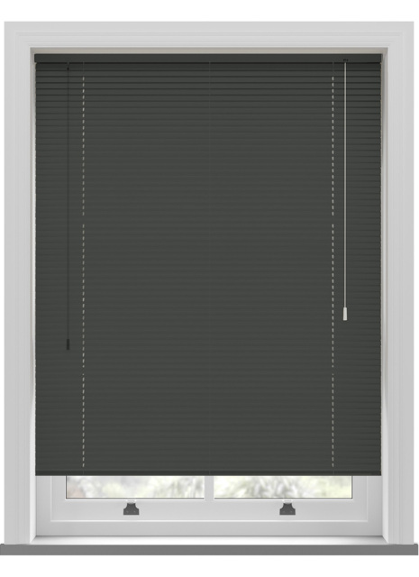 Della 25mm Anthracite Aluminium Venetian Venetian Blind - image 1