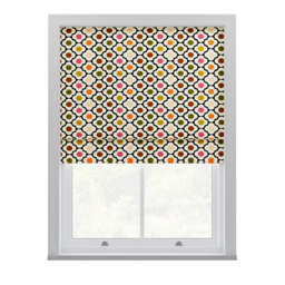 Orla Kiely Spot Flower Ditsy Red Multi Roman Blinds Roman Blind - thumbnail 2