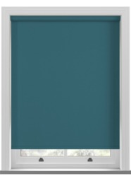 Electric Bella Blackout Dark Teal Blue Roller Blind - thumbnail 1