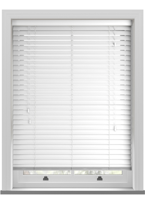 Premier Mississippi Glacier White Wooden Blind - image 1