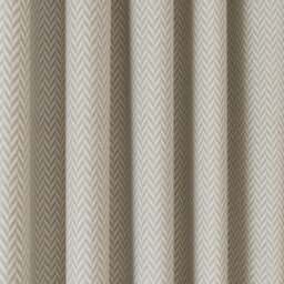 Soft Beige Woven Chevron Curtain - thumbnail 2