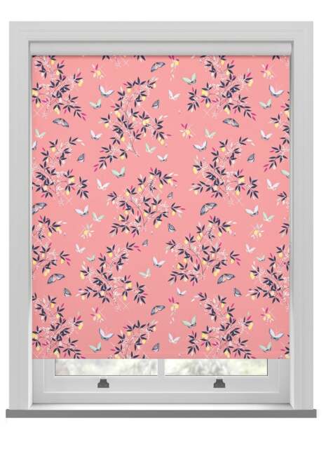 Sara Miller Butterflies & Trellis Peach Roller Blind Roller Blind - image 1